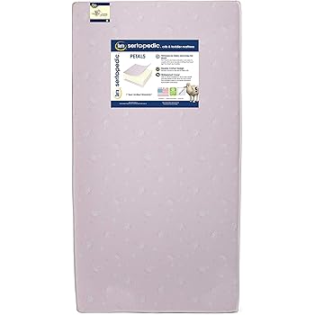 sertapedic crib and toddler mattress honey mist
