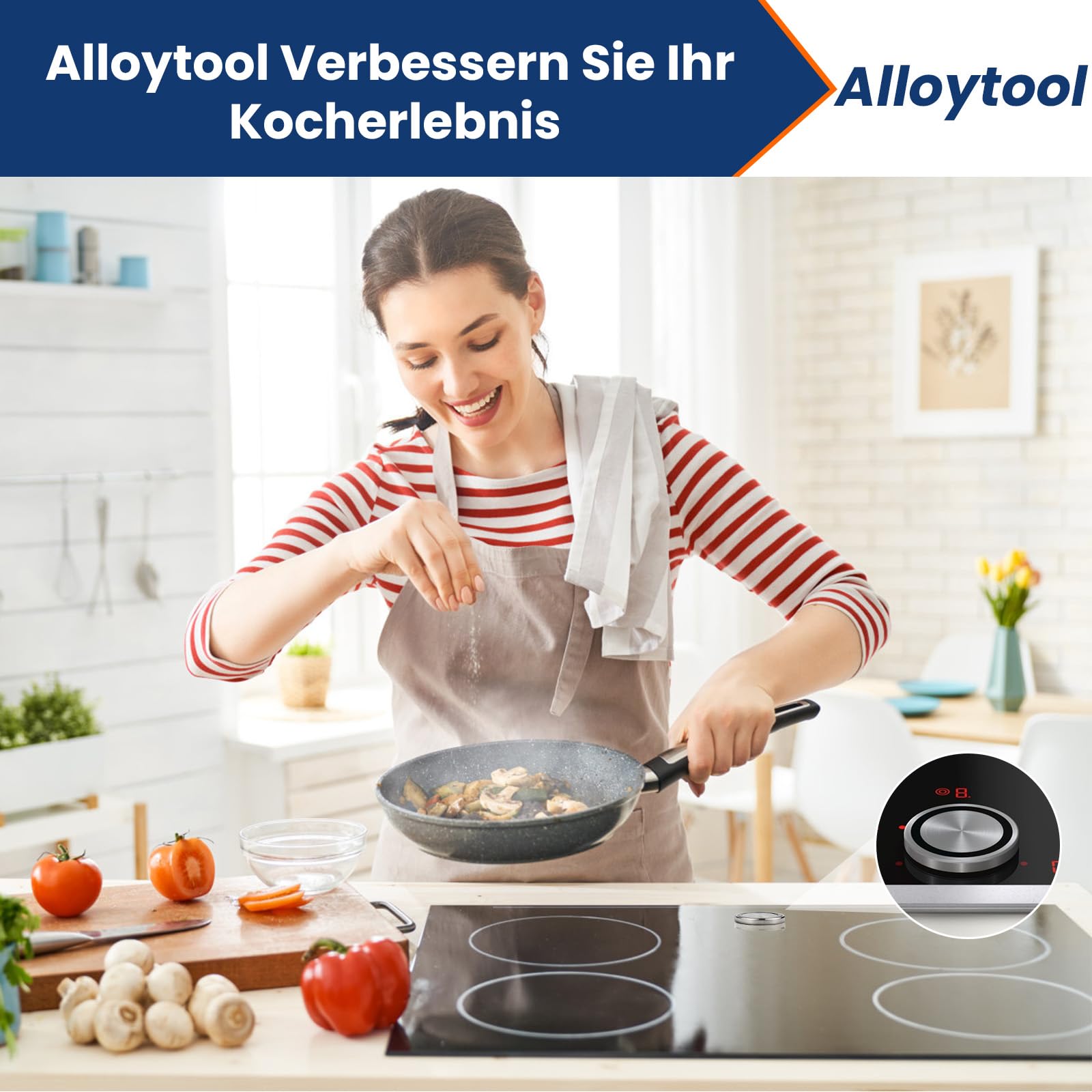 1 Stück Drehknopf für Neff Bosch Siemens Gaggenau Kochfeld, Twistpad Ersatz 00636170 10004928