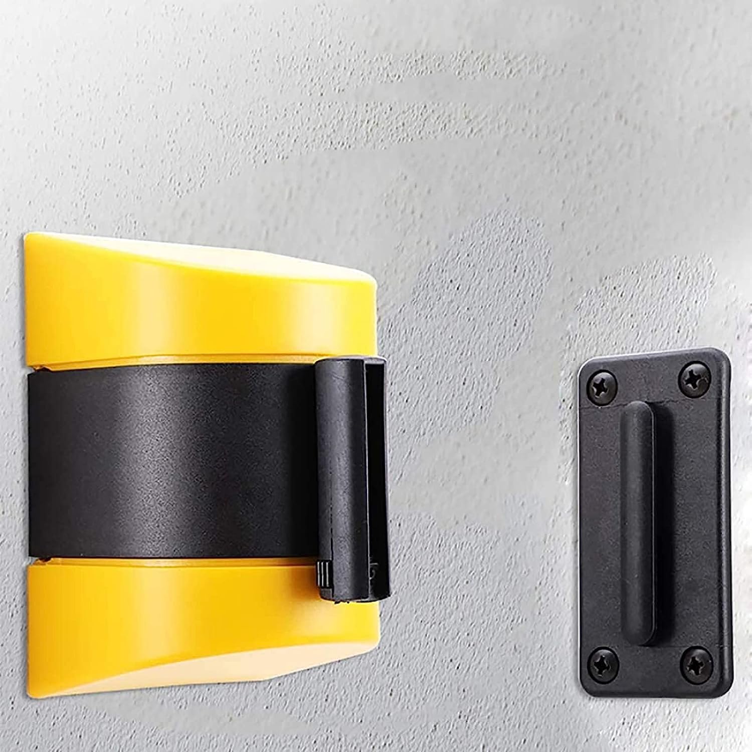 PiurUf Magnetische Muurbevestiging Intrekbare Gordelbarrière, Veiligheidsgordeloprolmechanisme, Gebruikt In Winkels, Luchthavens, Banken Voor Crowd Control-Barrières En Lijnverdelers/3M