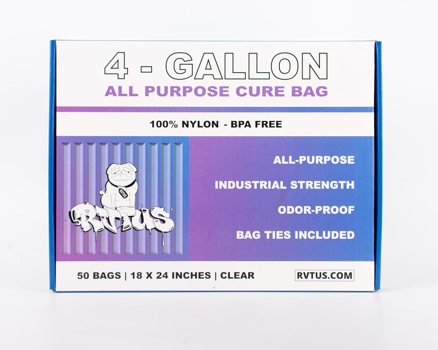 Turkey bags multipurpose | RVTUS| 50 PACK| 4 GALLON| 18X24 INCHES| 100% NYLON| BPA FREE