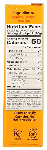 Miniatura 3 de Bear Yoyo BEAR, Yoyos de fruta real, 0.7 onzas, sin azúcar añadido, totalmente natural, sin OMG, sin gluten, vegano, aperitivo saludable para niños