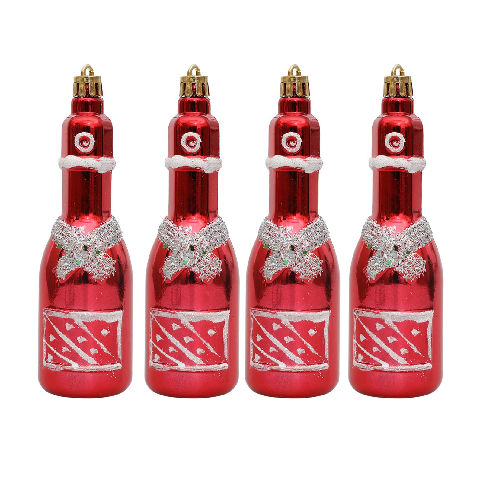 Tsophreniq 1Box Christmas Tree Embellishments Cup/Bottle Hanging Pendant Accessories Festive Embellishment for Home and Festive Hanging Charm
