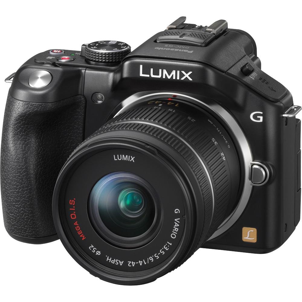 Panasonic DMC-G5KK 16 MP Mirrorless Digital Camera with 14-42mm Zoom Lens and 3-Inch LCD (Black) (OLD MODEL)