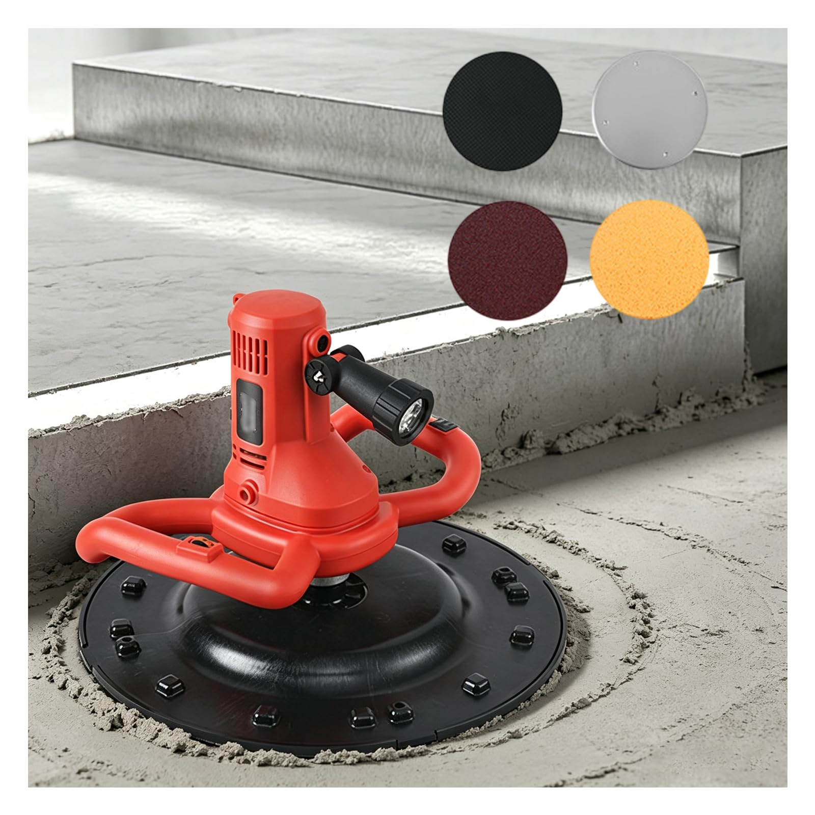 YSFHYAN 1680W 6 Adjustable Speed Power Trowels Plastering Trowels Tools