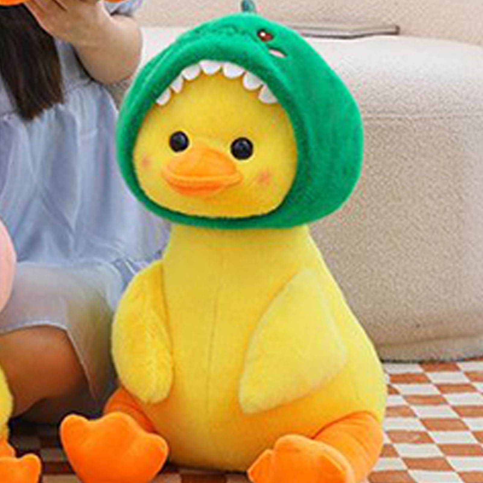 Générique Vêtements en Peluche de Canard, Chapeau de de Canard - Dessin animé Habiller Les vêtements de tête - Couvre-tête de en Peluche Confortable, Chapeau Accessoire en Peluche Douce pour acces