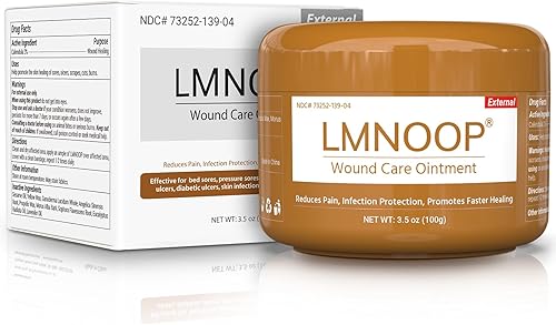 Miniatura 1 de LMNOOP Crema para el dolor de cama, ungüento para el cuidado de heridas de máxima fuerza para protección contra infecciones y reparación de la piel,