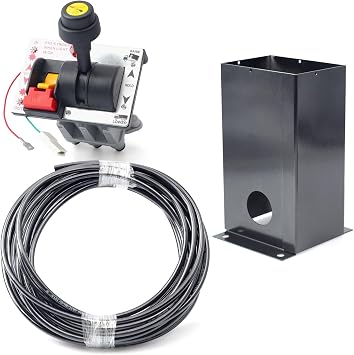 PTO Switch Control Dual Valve Air Set with Kickout Replacement for Truck Tipper Dump Pump, with Console Tower 4 Gear