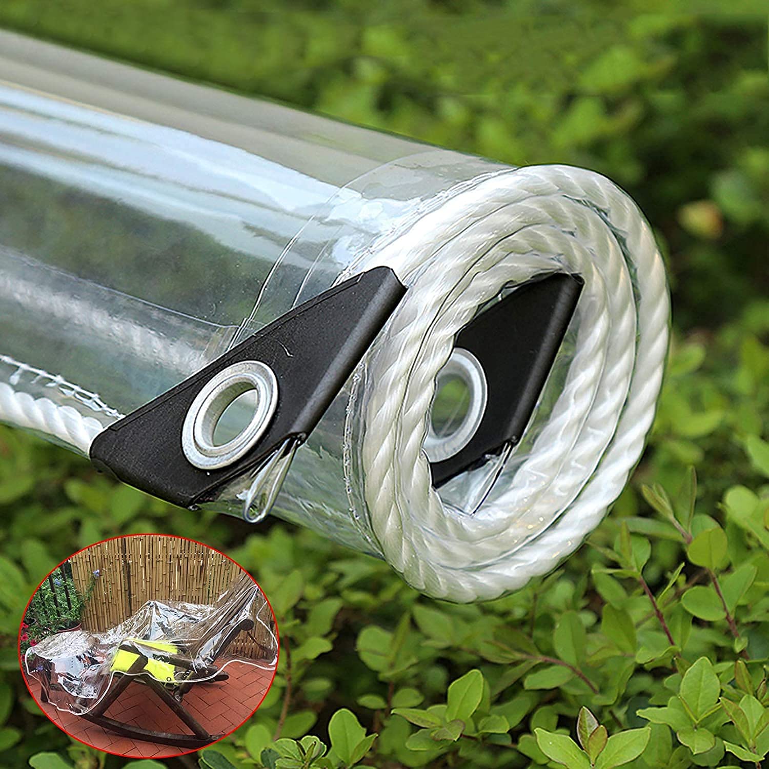 Lona impermeable a prueba de polvo para proteger plantas y flores en terrazas