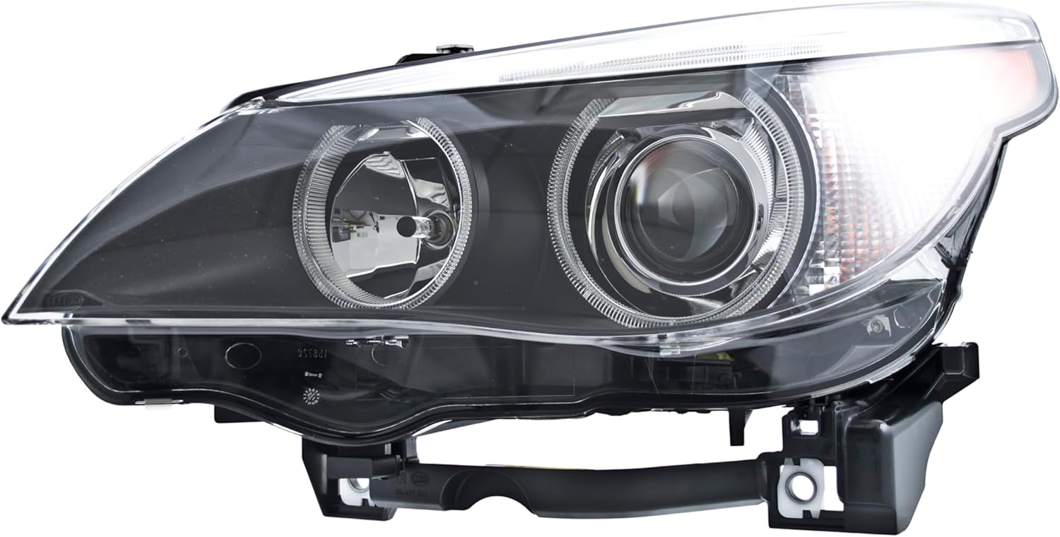 HELLA 160291011 Headlight Assembly, BMW 5-Series (E60, E61), Driver's Side, Multi