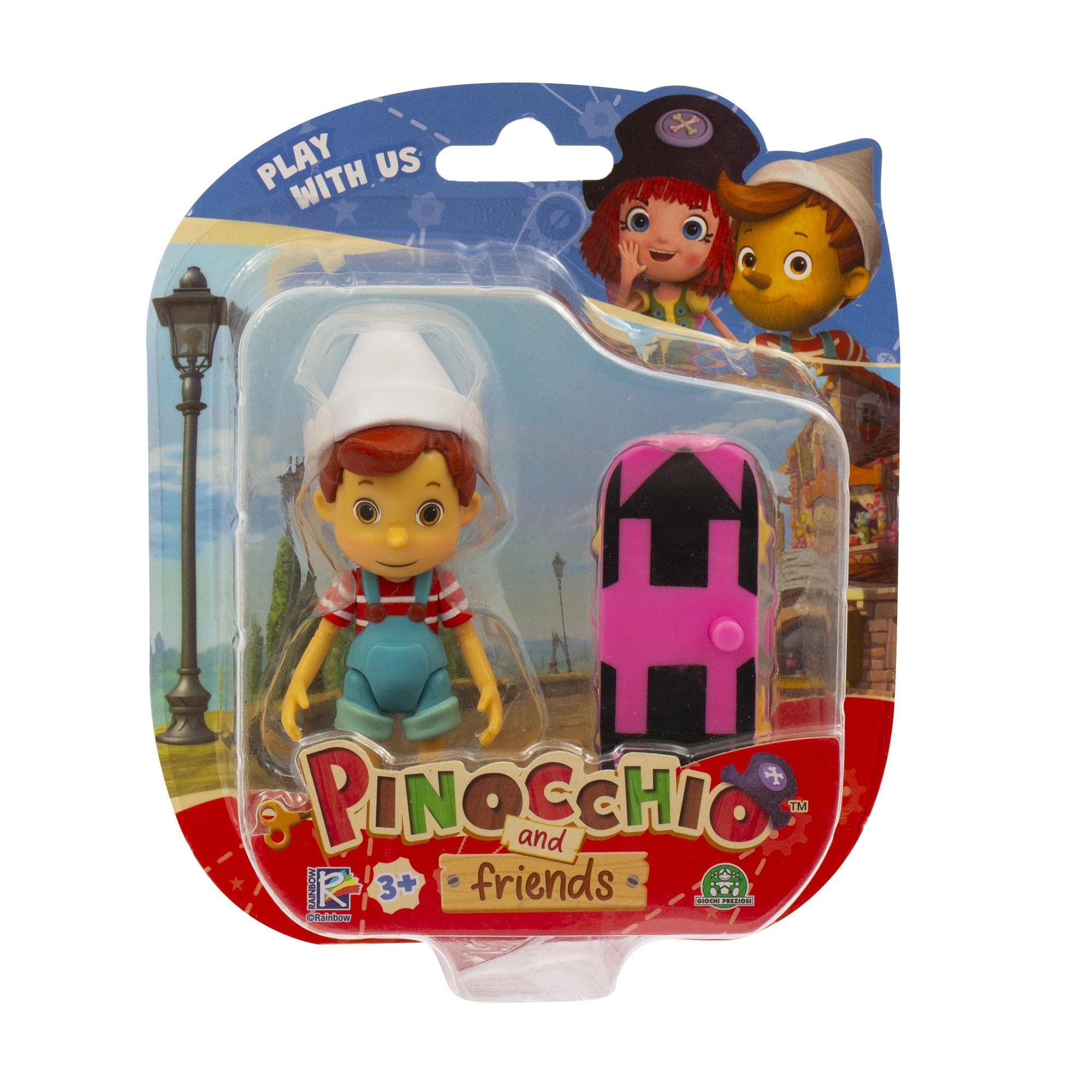 Amazon.com: Giochi Preziosi Pinocchio Skate AF Mini C/Acc. : Toys