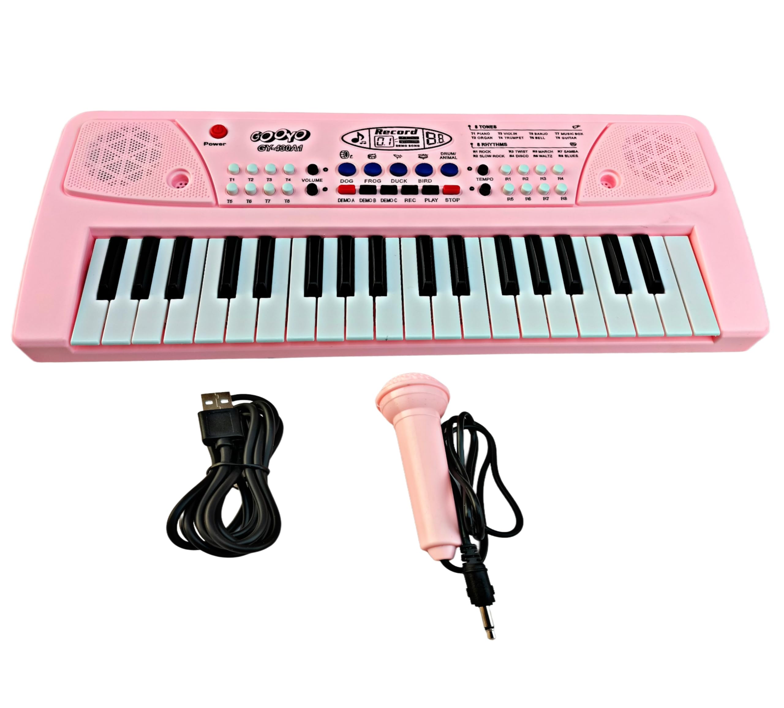 Ruhani Bigfun 37 Key Piano Keyboard Toy for Kids with Microphone Educational Musical Toys for 3 4 5 6 Year Old Boys Girls (Pink) (B0CNXXS92G) Amazon Price History, Amazon Price Tracker