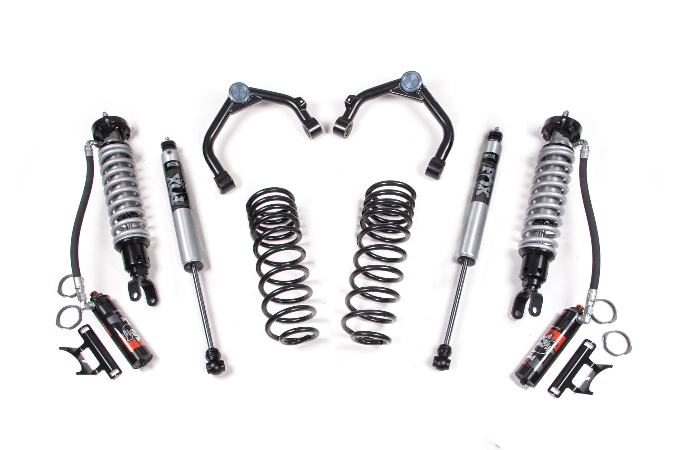 BDS1709FPE | 3 Inch Full Suspension Lift Kit (Front & Rear) | FOX 2.5 Elite Coilover | FOX 2.0 Shocks | Compatible with Ram 1500 (19-24) 4WD