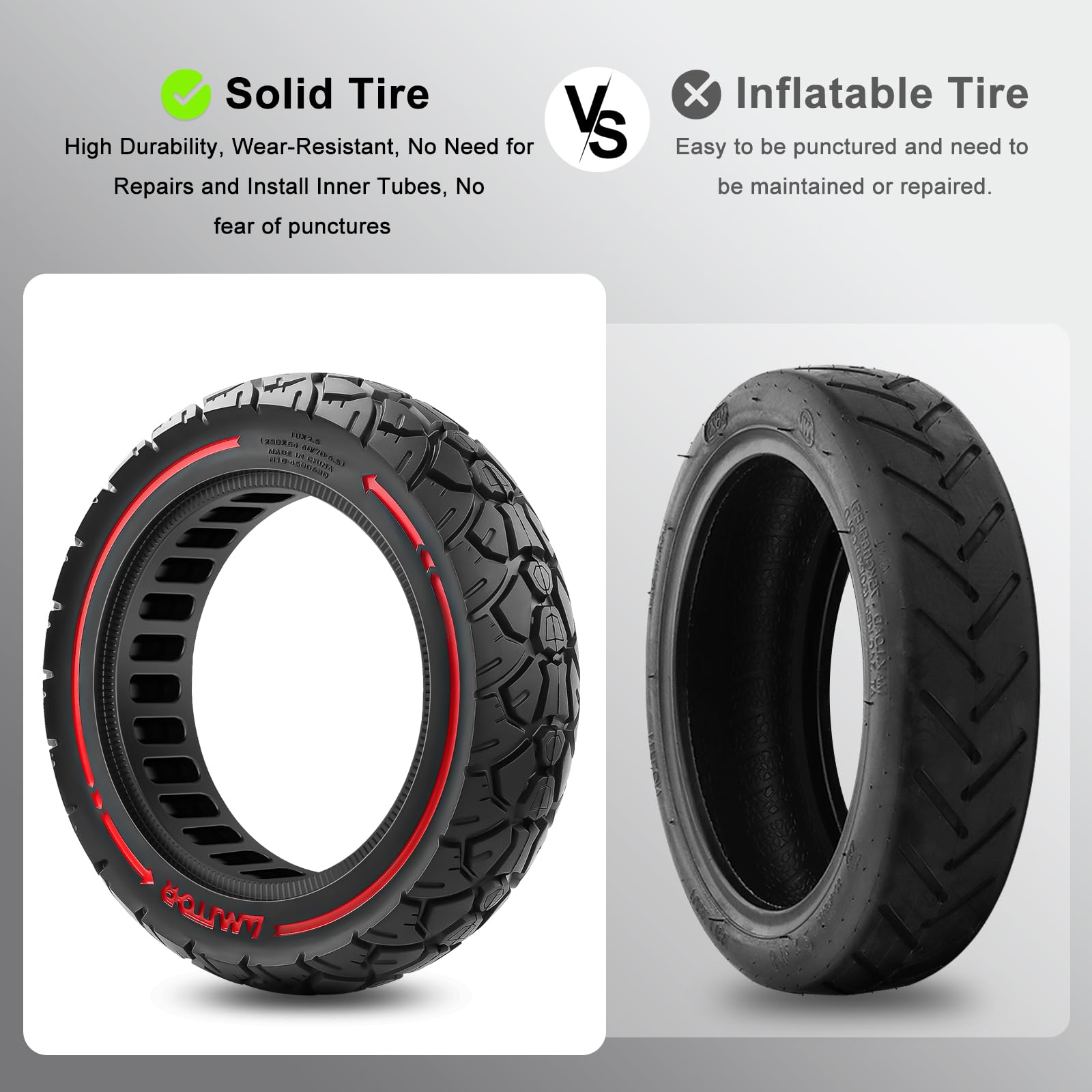 Amitor 60/70-6.5 Reifen Tubeless Für Ninebot Max G Produktbild-Vorschau 8