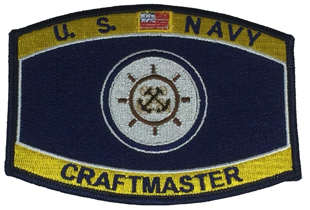 United States Navy Rating CRAFTMASTER Patch - Veteran Owned Business