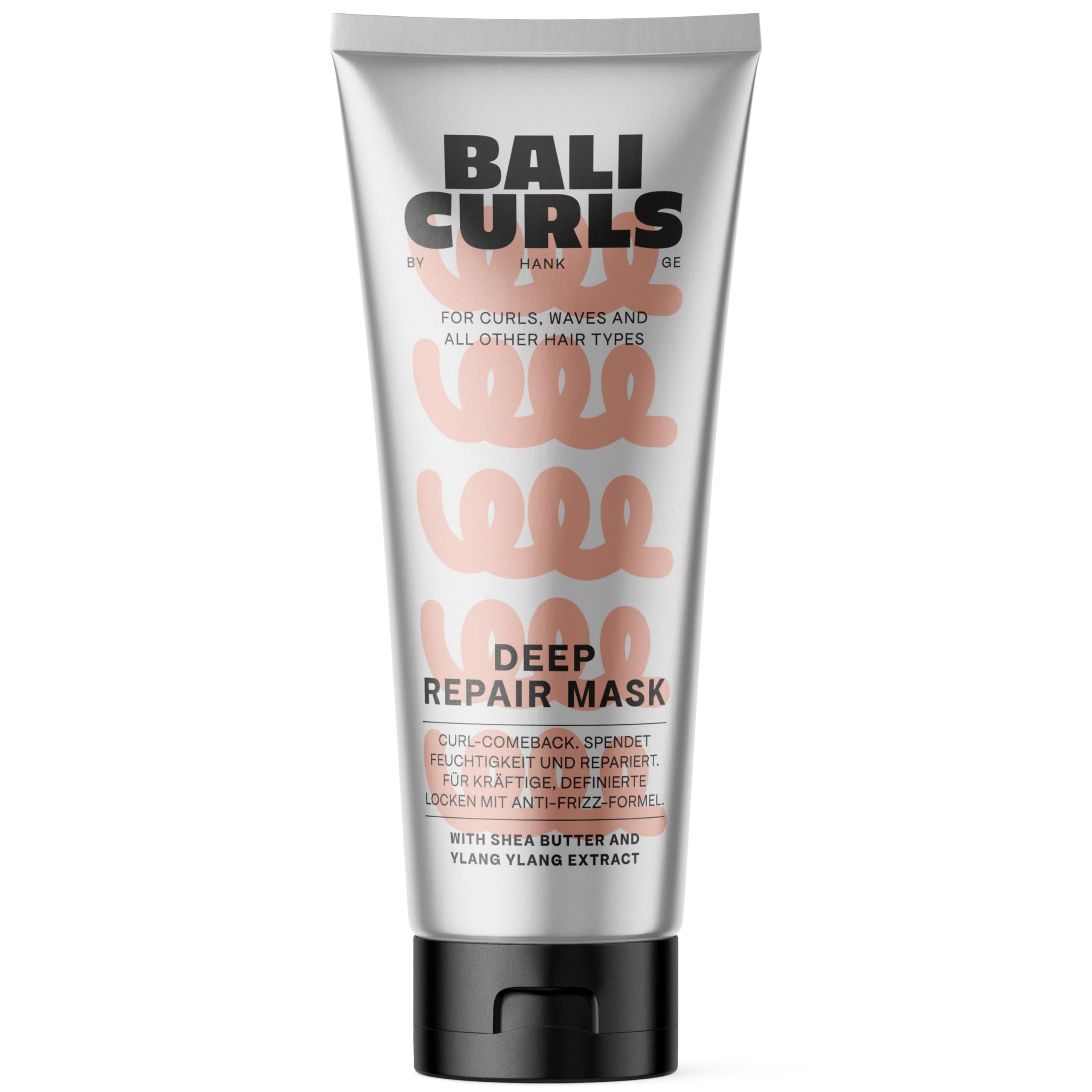 BALI CURLS Haarmaske Tiefenpflege – Vegane Maske mit Sheabutter, Kokosöl & Avocadoöl (200 ml)