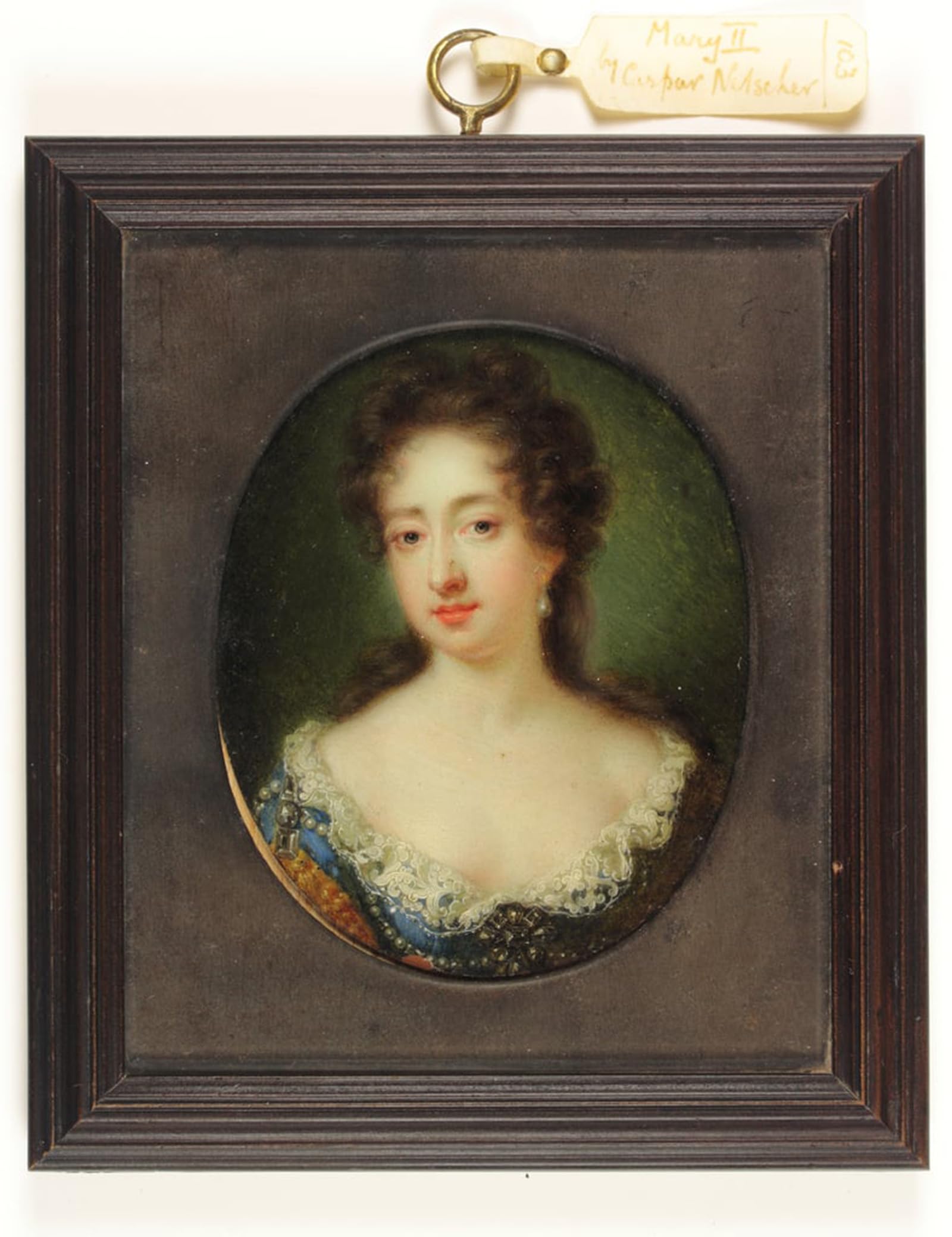Artxlxxbn No Frame Famous Print Painting Colorful Art Print Mary Ii By Caspar Netscher Canvas Art Decorations For Home Decor 60X90cm