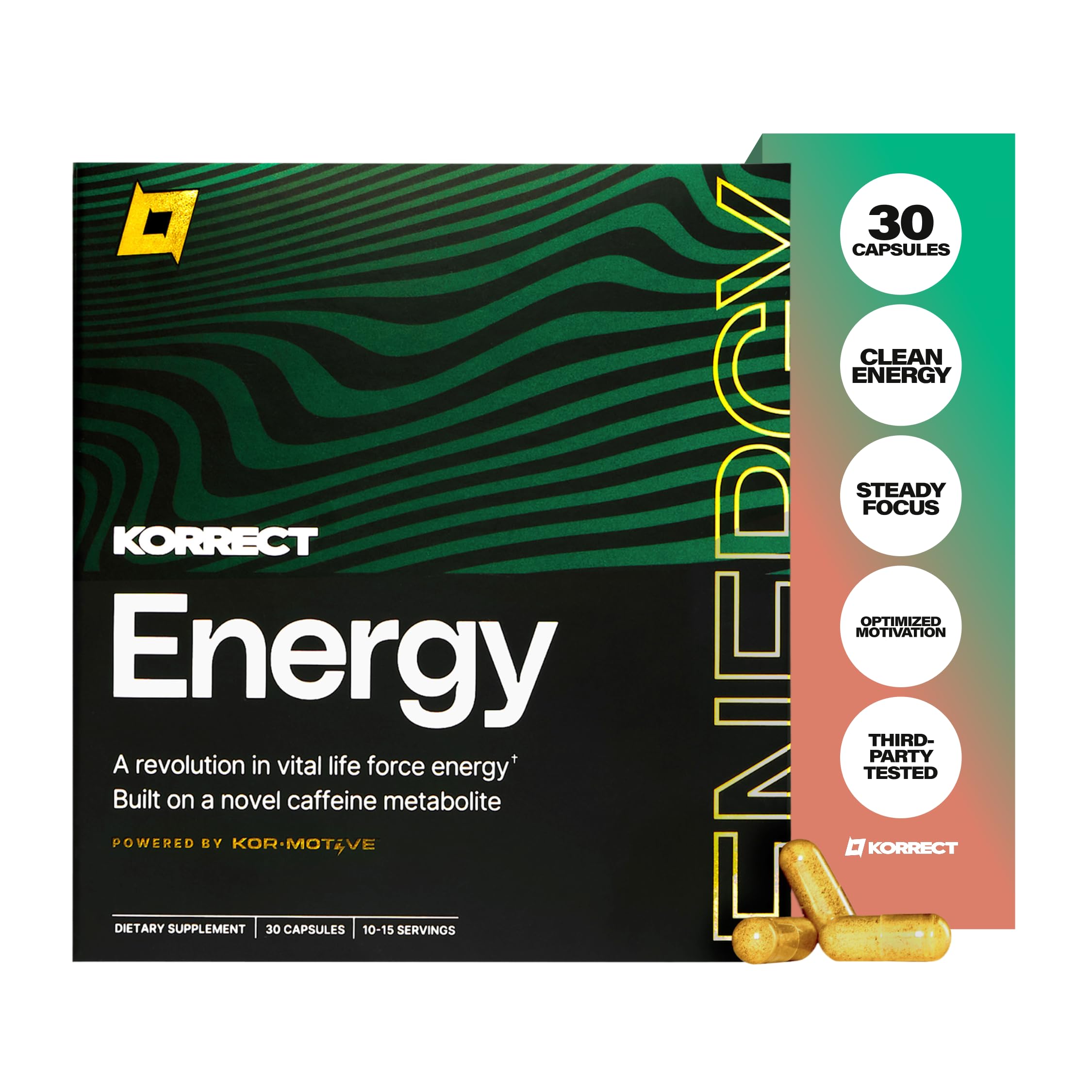 Korrect Energy Paraxanthine Supplement