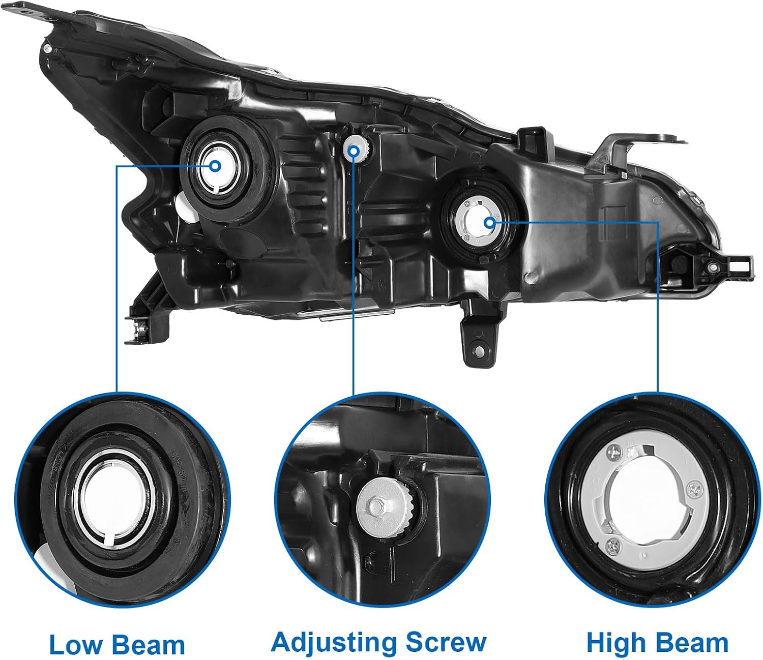 Halogen Headlight Assembly Compatible With 2019-2022 Altima Driver And Passenger Side