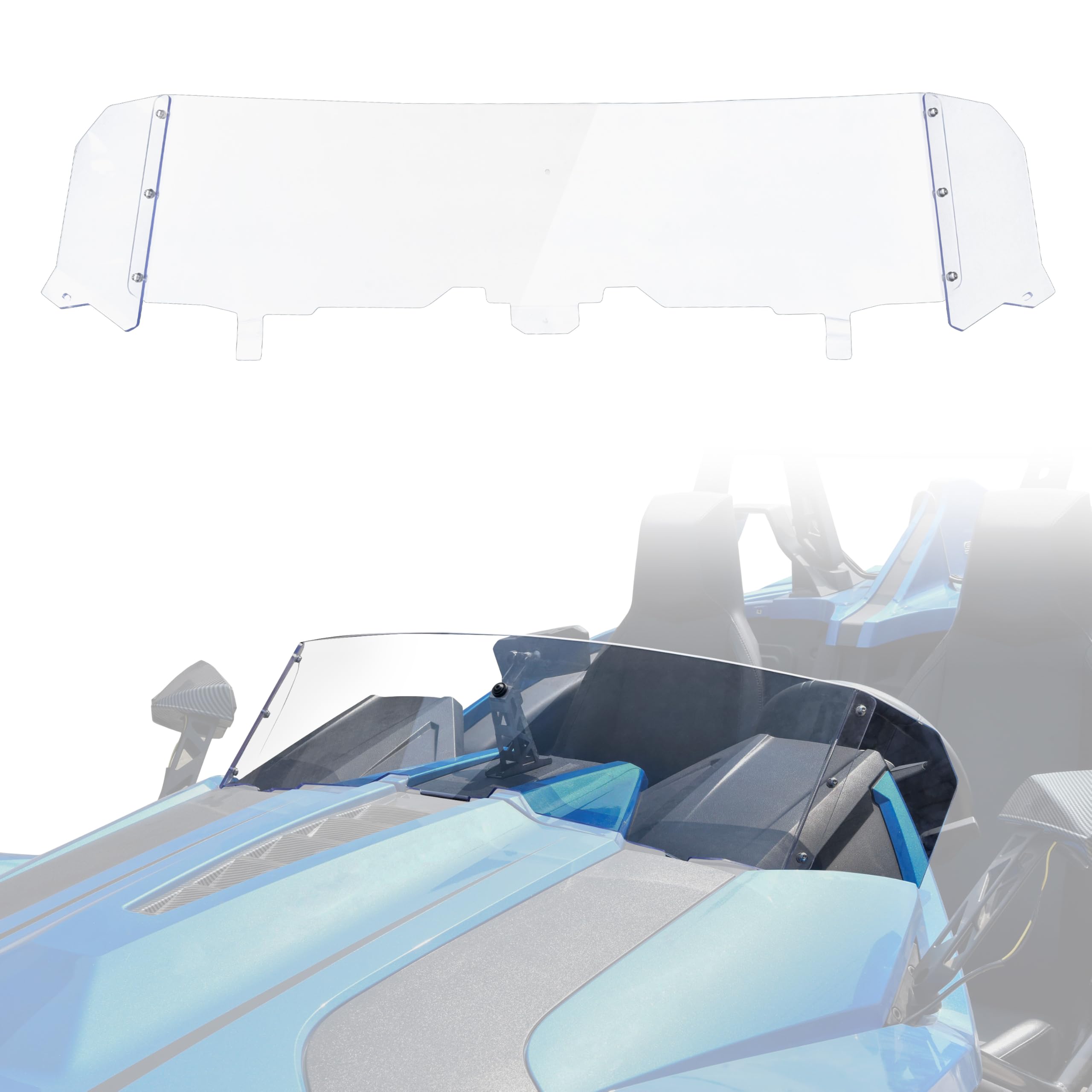 Amazon.com: LDETXY Front Windshield for Polaris Slingshot