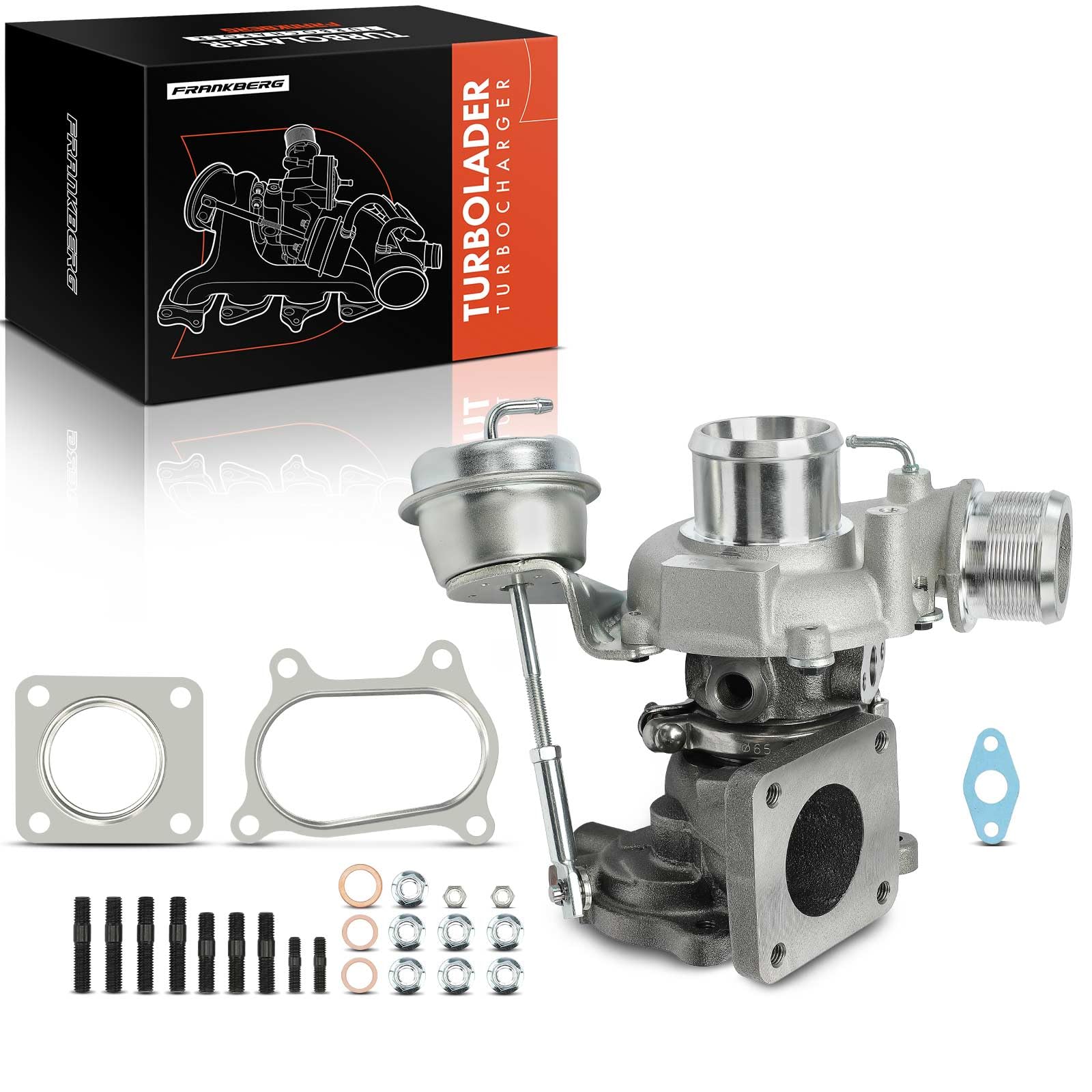 Frankberg Turbocompressore a benzina 55212917 | Compatibile con: Giulietta box/hatchback 940, Linea 110 323, Delta III 844, Tipo Saloon 356 357, Grande Punto 199, Doblo