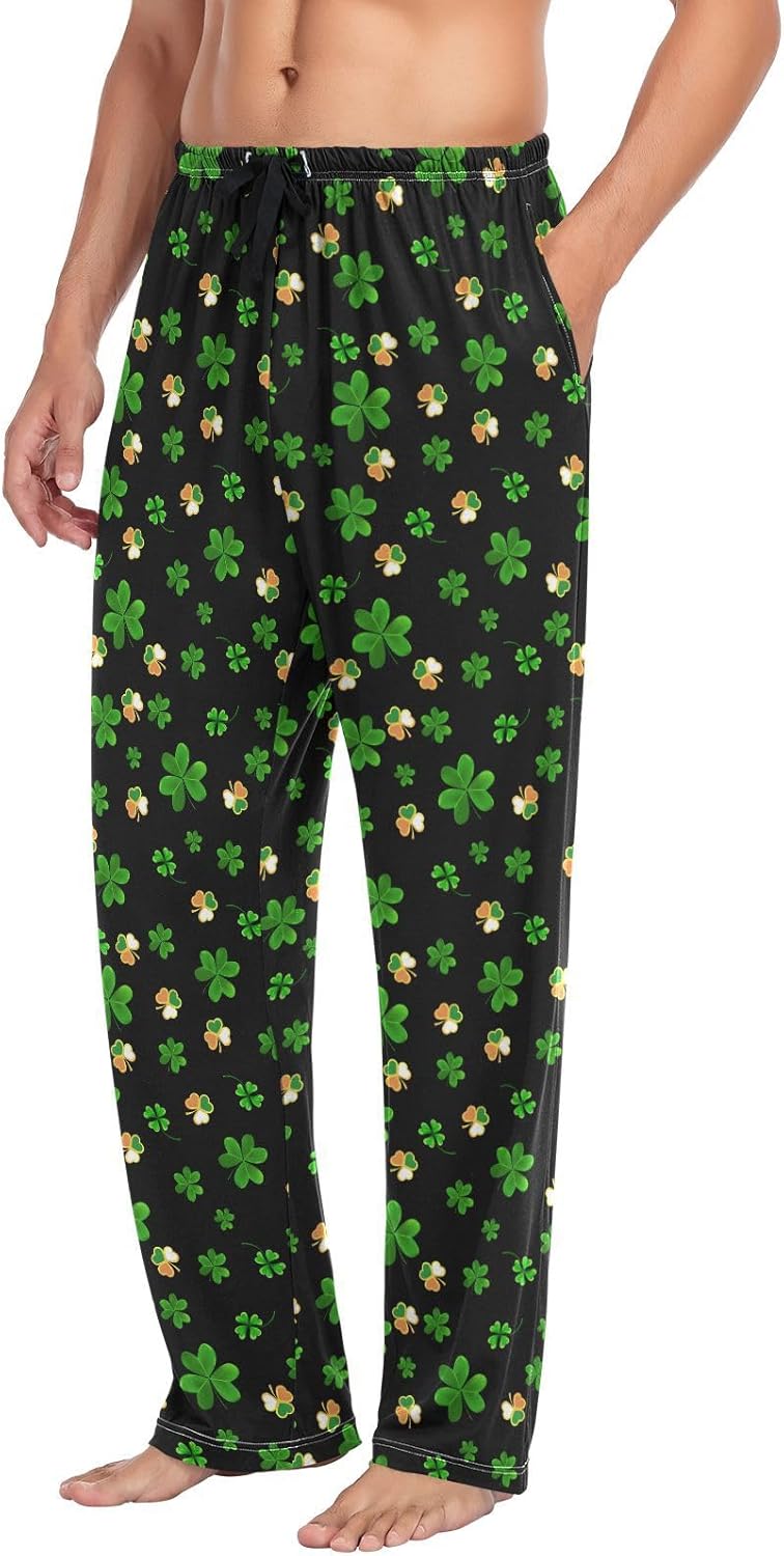 JUDIAN English Bulldog Men's Pajama Bottoms Soft Sleep Pant with Pockets Sleep Pj Lounge Pants for Men - Image 5