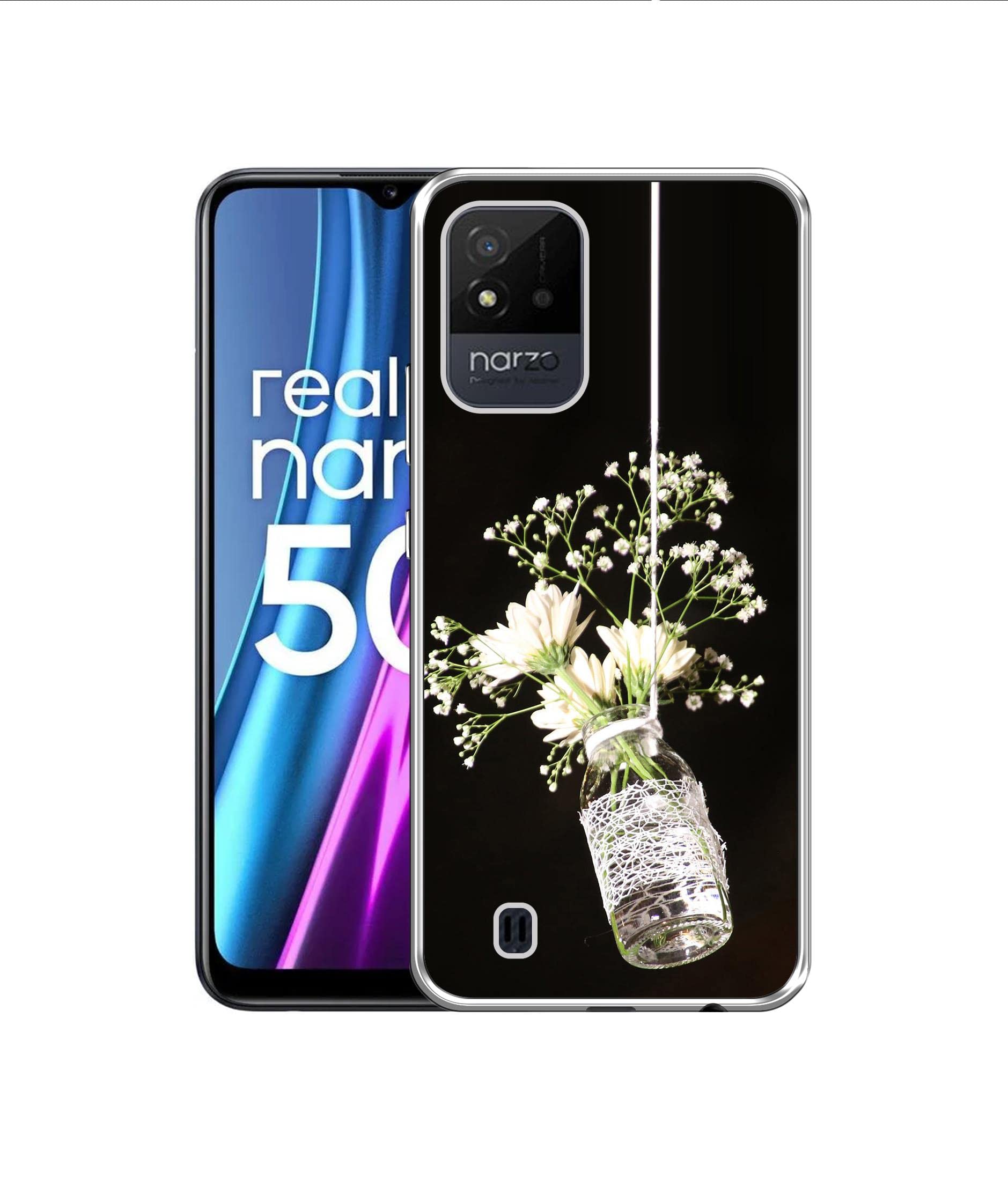 Amazon Brand - Solimo Designer Hanging Flower Pot UV Printed Soft Back Case Mobile Cover for Realme Narzo 50i (B09H95NDKJ) Amazon Price History, Amazon Price Tracker
