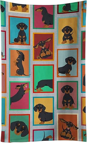 Miniatura 39 de Caroline's Treasures MLM1101KTWL - Lotes de color rojo y blanco Pembroke Corgi toalla de cocina Pembroke Paños de cocina toalla de mano toalla