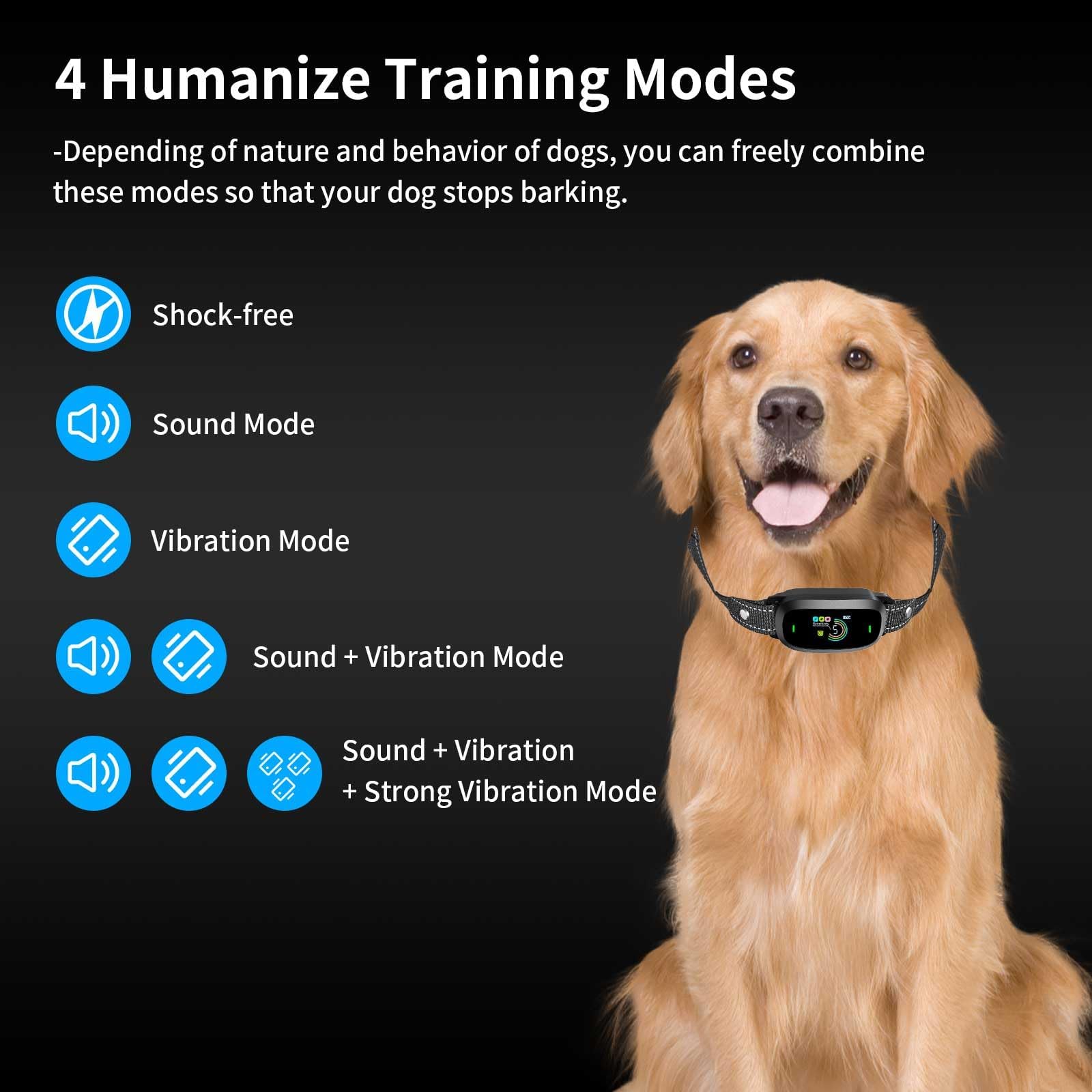 COLLARE DA ADDESTRAMENTO PER CANI ANTIABBAIO TELECOMANDO RICARICABILE IPX7 IMPER COLLARE DA ADDESTRAMENTO PER CANI ANTIABBAIO TELECOMANDO RICARICABILE IPX7 IMPER