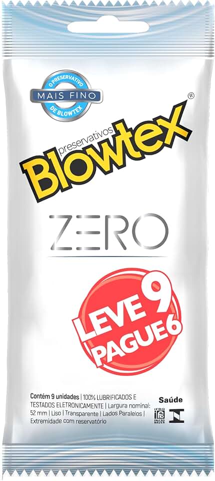 Blowtex Preservativo Zero Leve 9 Pague 6 unidades