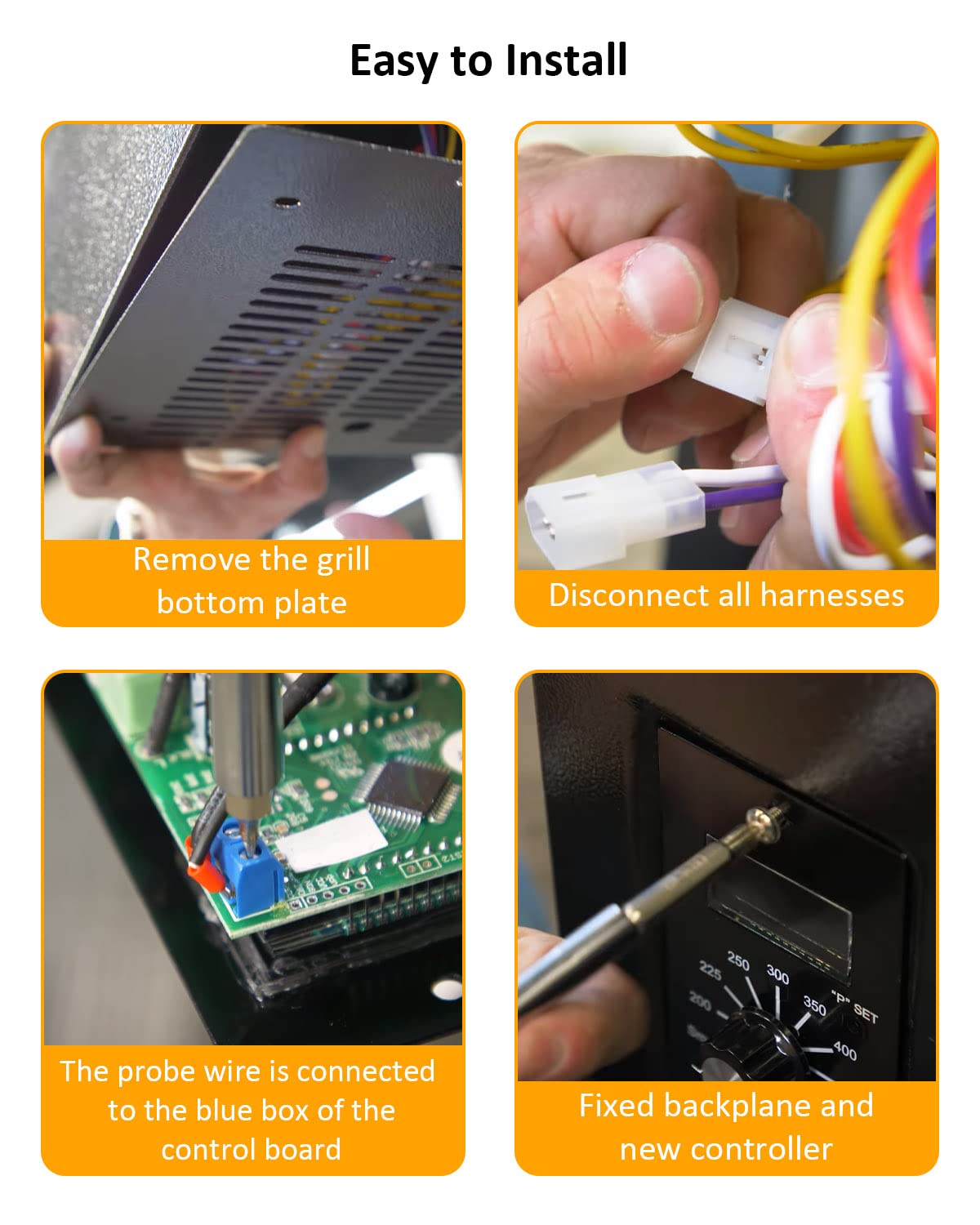𝑼𝒑𝒈𝒓𝒂𝒅𝒆 Digital Thermostat Control Board Fit for Pit Boss PB700 340 440 820 Wood Pellet Grill, BBQ Temperature Controller W/LCD Display