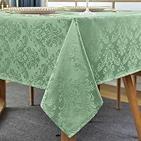 Vista 11 de SASTYBALE Servilletas de tela blanca de 20 x 20 pulgadas, juego de 4 servilletas de mesa de damasco de jacquard lavables para comedor, fiesta, boda