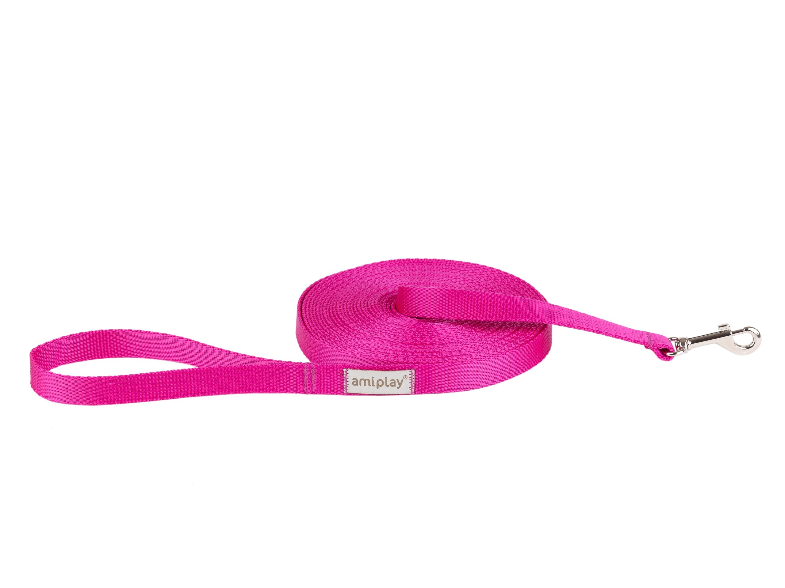 Amiplay Samba Hunde Schleppleine - Trainingsleine 10m - Ideal für Rückruf-Training und Kontrolle - Geeignet für kleine und große Hunde