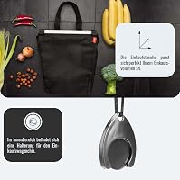 achilles Easy-Shopper Alu Összecsukható Bevásárlótáska 40L - Fekete Poliészter Bevásárlókocsi Táska 13kg Teherbírással, 33x50x38cm 7