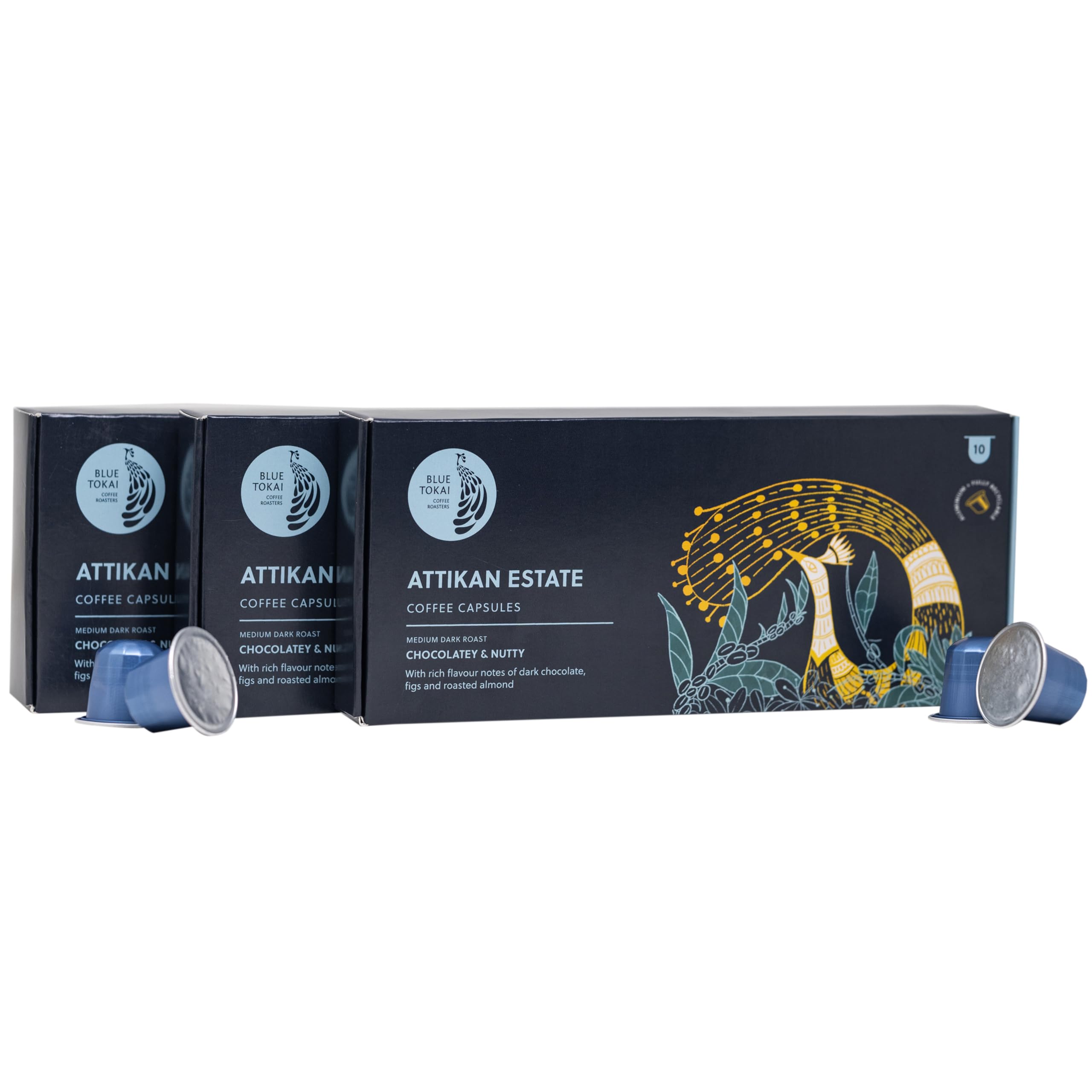 See full amazon price history chart for Blue Tokai Coffee Roasters Aluminium Capsules Attikan Estate - Medium Dark Roast With 100% Speciality Arabica| 10 Pods In Pack Each | Nespresso Compatible Coffee Pods | Pack Of 3 Blue Tokai Coffee Roasters Aluminium Capsules Attikan Estate - Medium Dark Roast With 100% Speciality Arabica| 10 Pods In Pack Each | Nespresso Compatible Coffee Pods | Pack Of 3 (B0DGXD8497) Amazon Price History, Amazon Price Tracker