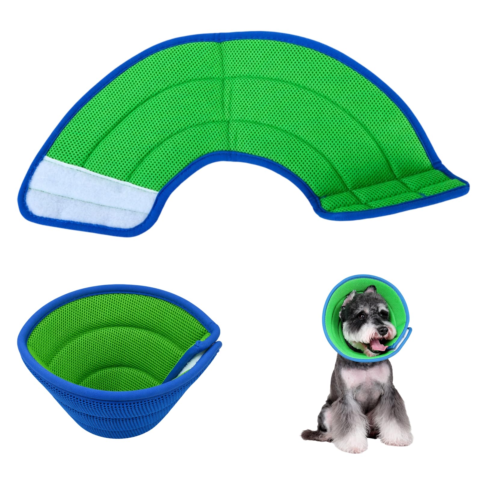 Soft Dog Cone Collar, Breathable Mesh Collars Dogs After Surgery