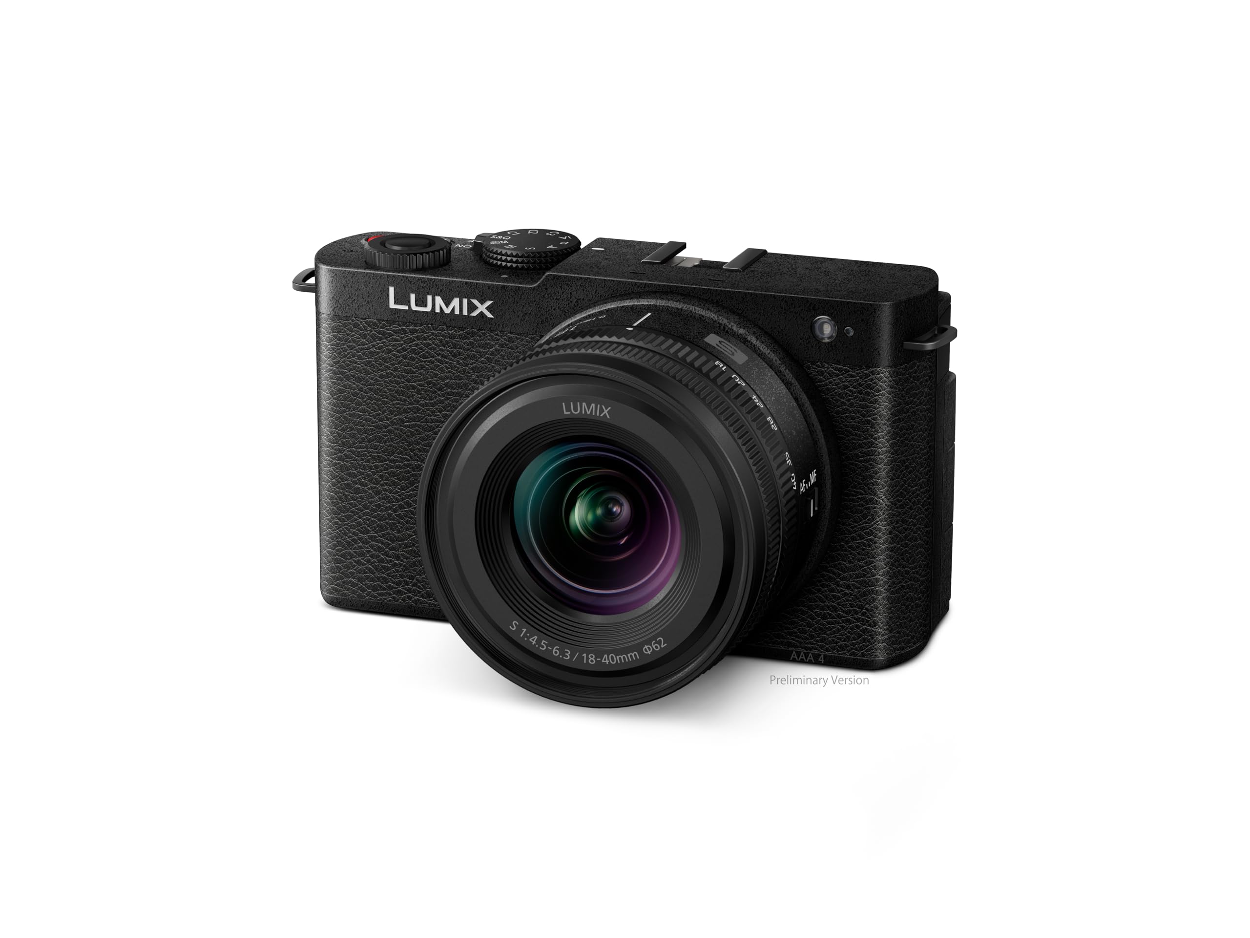 Panasonic LUMIX S9 Compact Full Frame Mirrorless Camera with 18-40mm Lens Kit, Jet Black (DC-S9NGN-K)