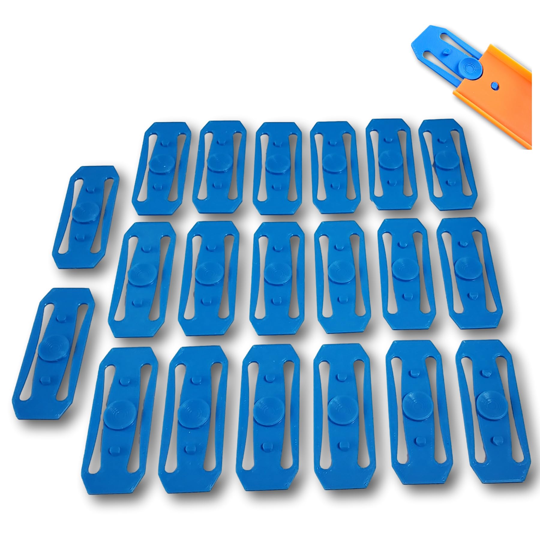 20pc Set of Racetrack Connectors Compatible w/Hot Wheels Track Sets-picture-18