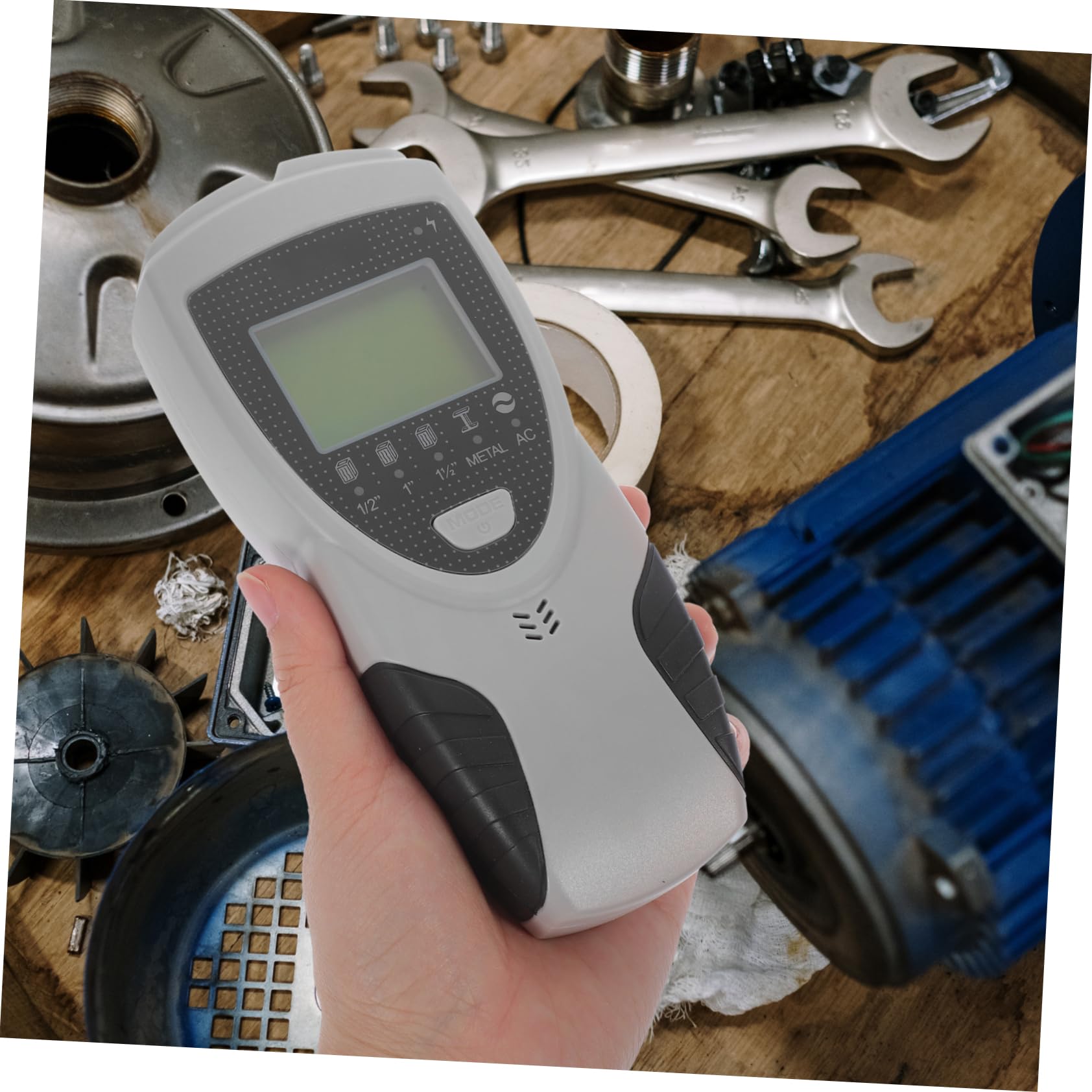 OSALADI Scanner Da Parete Per Rilevamento Metalli e Fili Dispositivo Elettronico Multifunzione Design Ergonomico Utile Per Professionisti e Fai Da Te