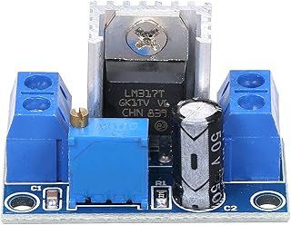 yeacher LM317 dc-dcConverter Step-Down Board Buck Module Fonte de alimentação variável dc-dc 4.2~40V a 1.2~37V Módulo regulador de tensão do conversor ajustável