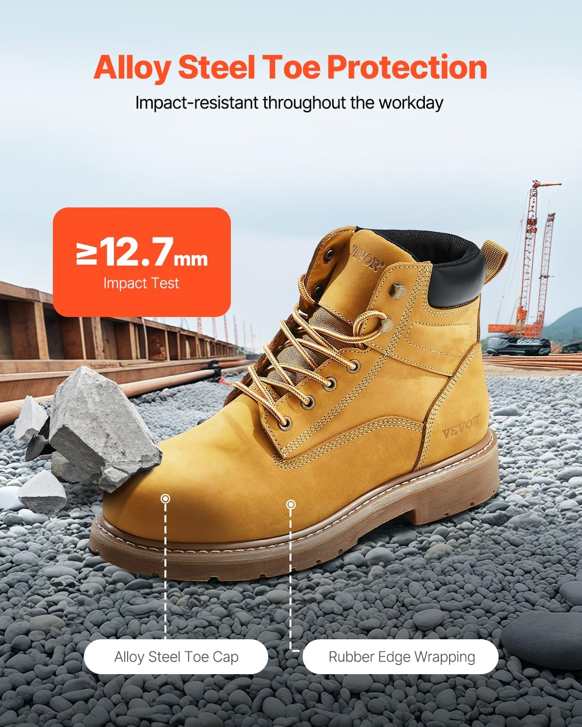 VEVOR Steel Toe Work Boots - Image 3