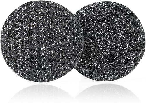 Miniatura 8 de VELCRO Brand Puntos con adhesivo negro  Paquete de 200  Círculos de 34 pulgadas  Cierres de velcro redondos adhesivos para organizar, artes y