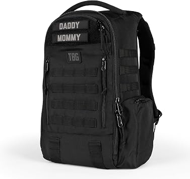 Tactical Baby Gear Daypack Tactical Diaper Bag Backpack - Black