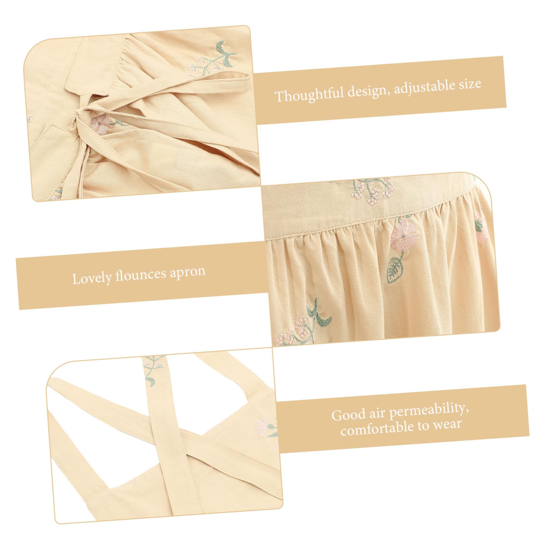 delantal de moda delantal cocinero cocina delantal barbacoa Delantal multiusos apron delantal delantal de lino delantal con bolsillos delantal doméstico algodón Grey