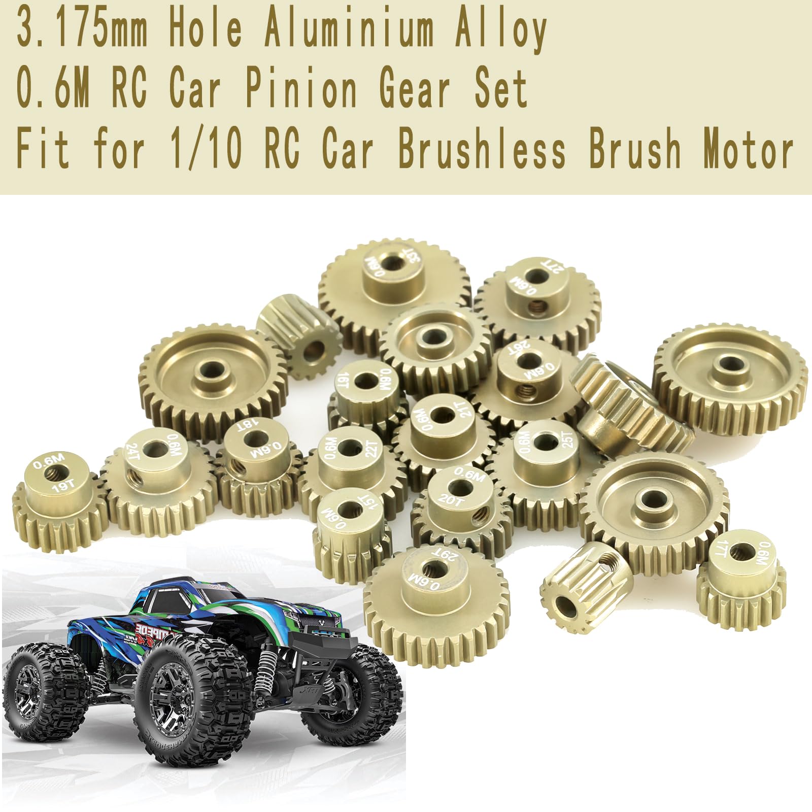 RC Pinion Gear Set - Upgrade Your RC Vehicle -5