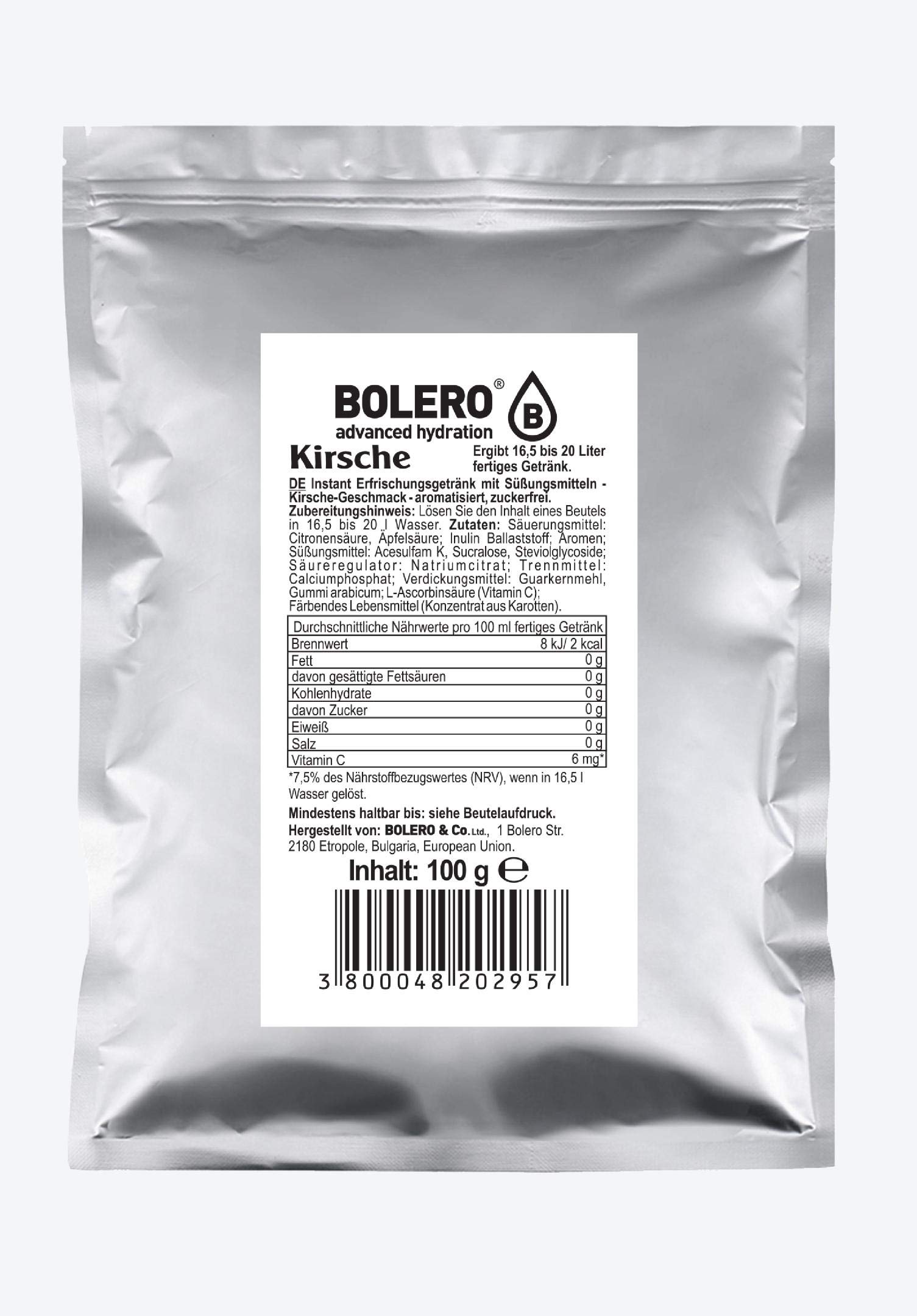 Bolero – Drinks Cherry (Kirsche), 100 g Beutel