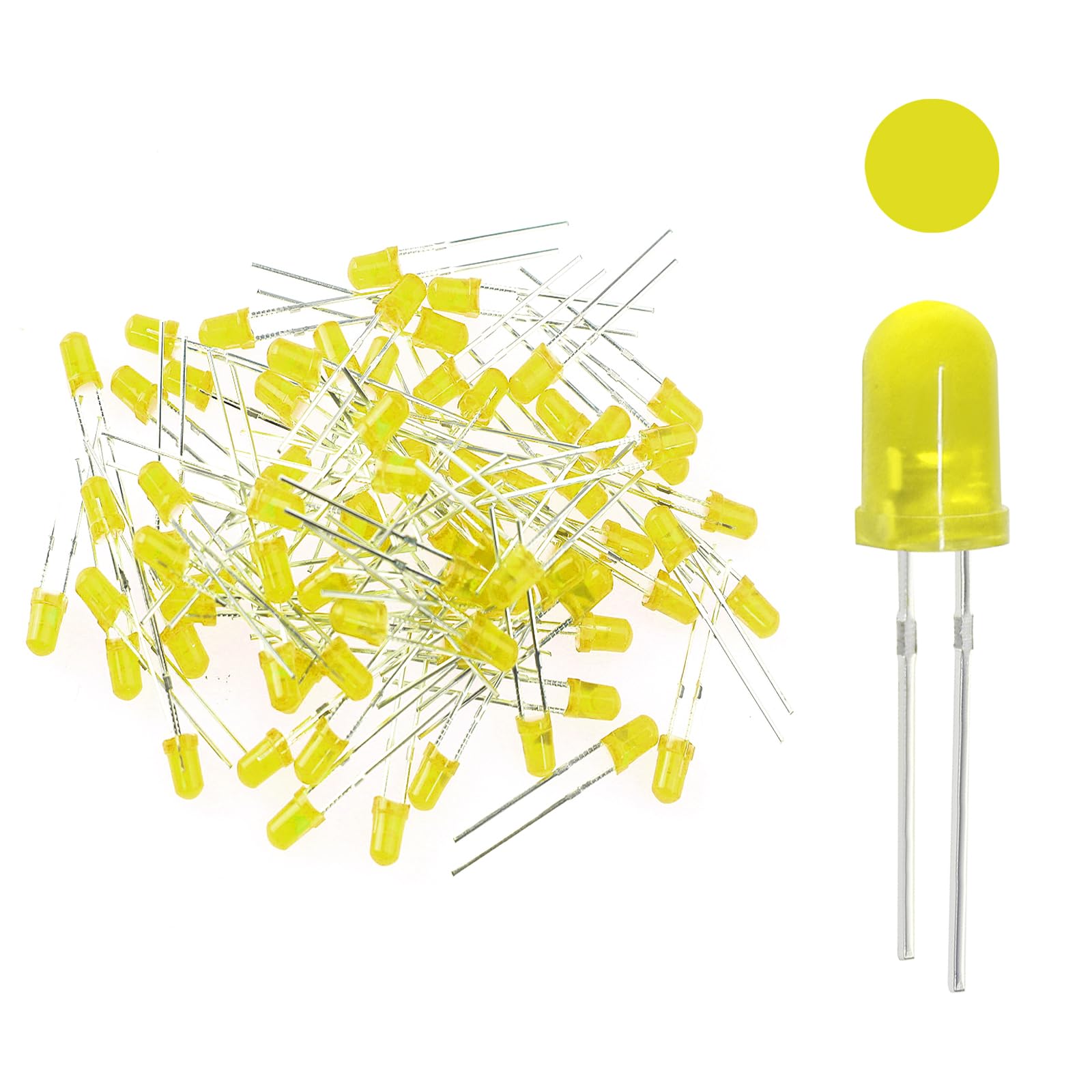 Snapklik.com : 3mm Led Lights,200Pcs 2.2 Volt Led Diodes Light Emitting ...