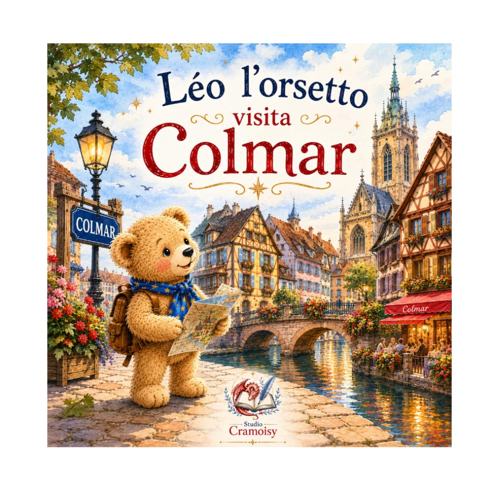 Leo l'orsetto visita Colmar: N°12 - un'avventura alsaziana ricca di colori! (Leo l’orsacchiotto visita la Francia)