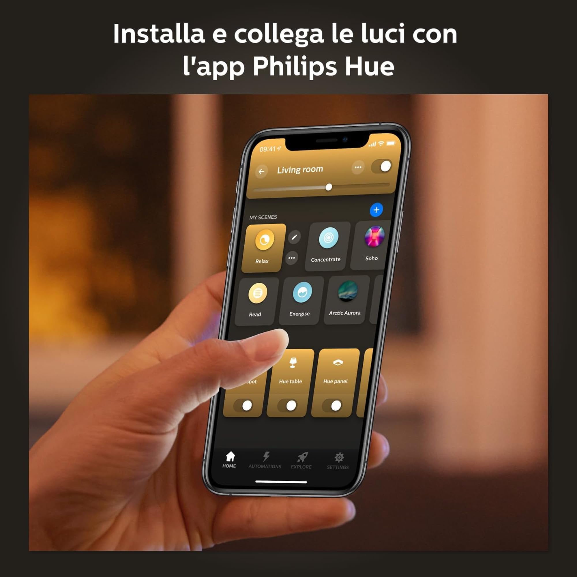Ring Intercom e Philips Hue Lampadina Smart LED E27, Funziona con Alexa, Bianca