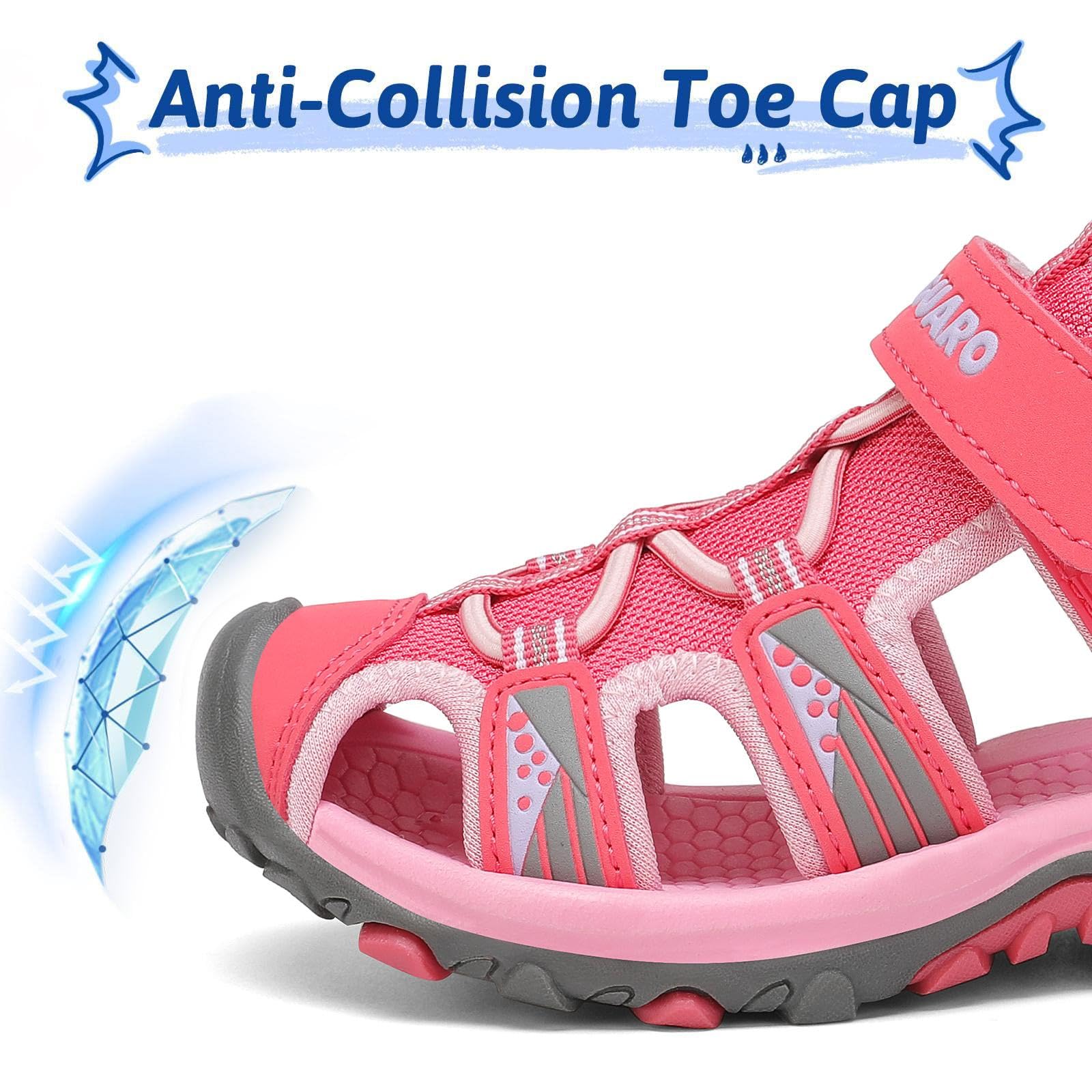 SAGUARO Sandali chiusi Bambini Trekking Estate Outdoor Scarpe Traspirante