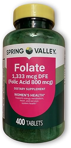 Miniatura 6 de Spring Valley Vitaminas prenatales - ácido folato metilo 1,333 mcg Prenatal 400 comprimidos (paquete de 1), en caja por Fusion Shop Store